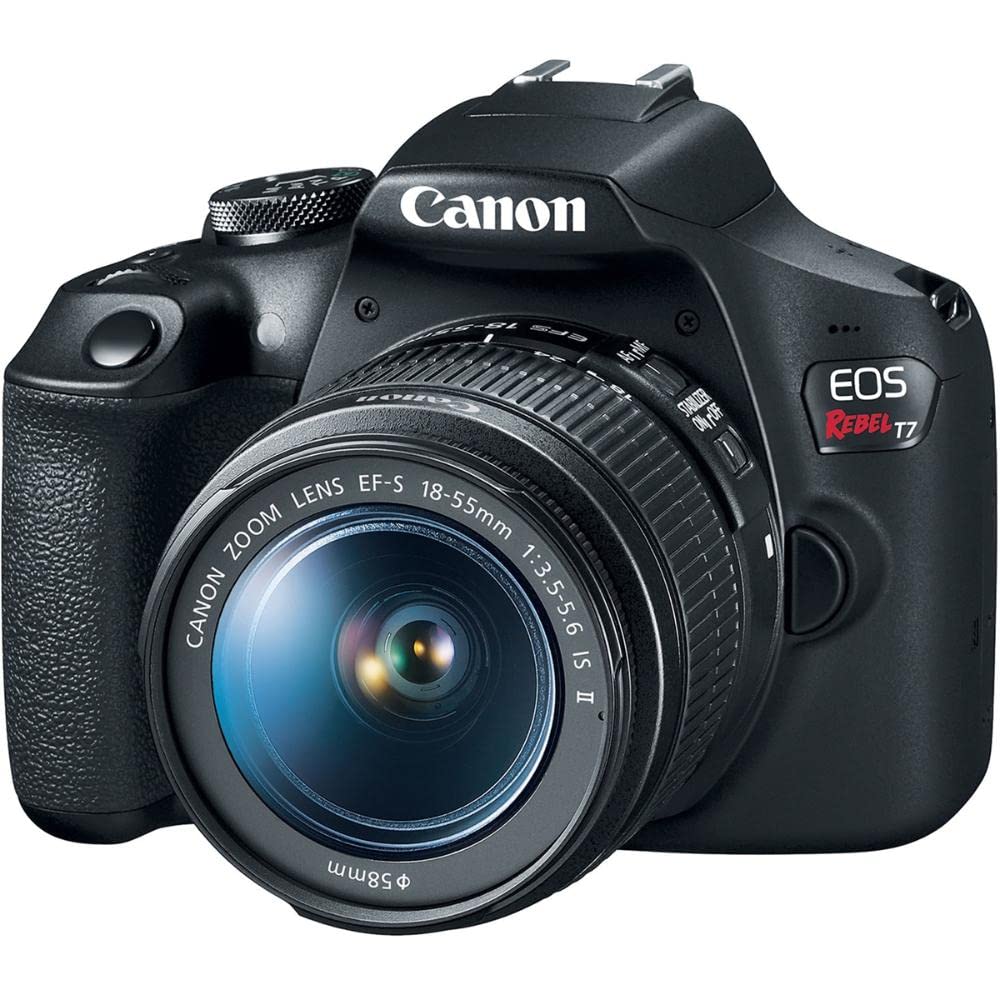 Câmera Canon EOS Rebel T7 DSLR com Lente EF-S 18-55mm