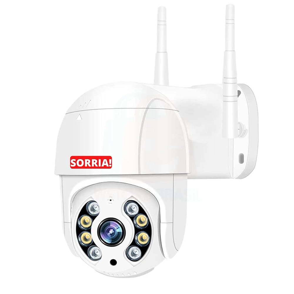 Câmera IP Wi-Fi Externa PTZ Speed Dome à Prova D'Água