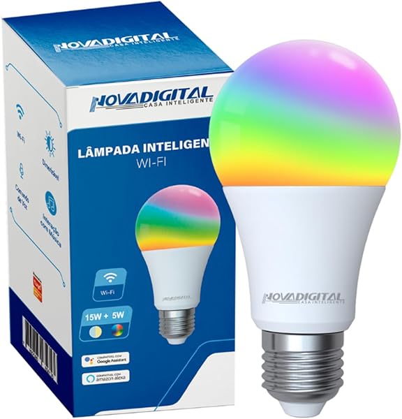 Lâmpada Inteligente Nova Digital 15W