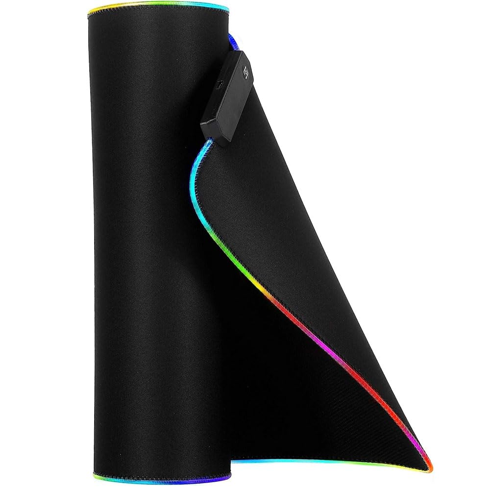 Mouse Pad Gamer RGB Iluminado 80 x 30 cm