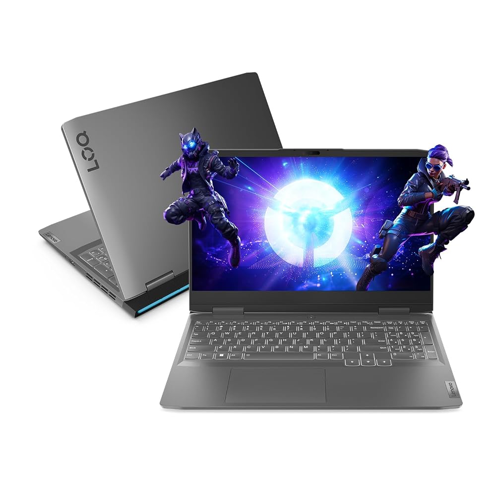 Notebook Gamer Lenovo LOQ Intel Core i5-12450H RTX 2050 512GB SSD 15.6"