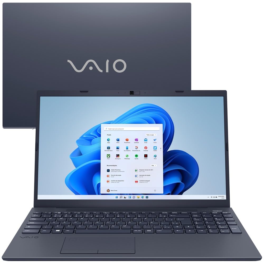 Notebook VAIO FE15 AMD Ryzen 5 12GB 512GB SSD 15,6'' Full HD Windows 11