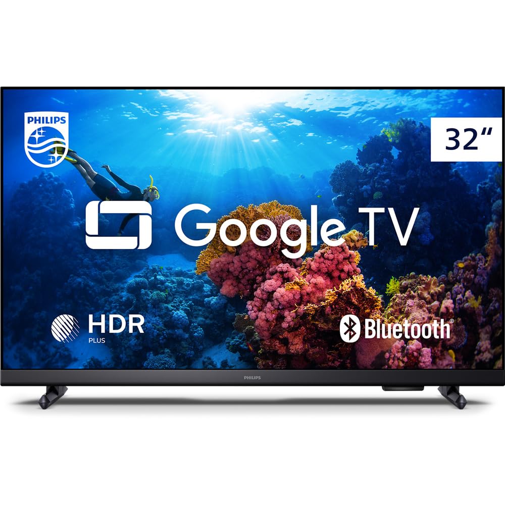 Smart TV Philips 32" HD Google TV 32PHG6918/78